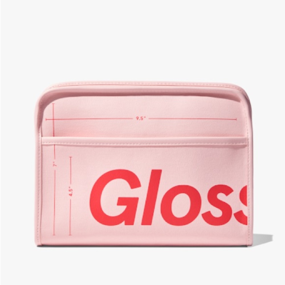 Glossier makeup bag